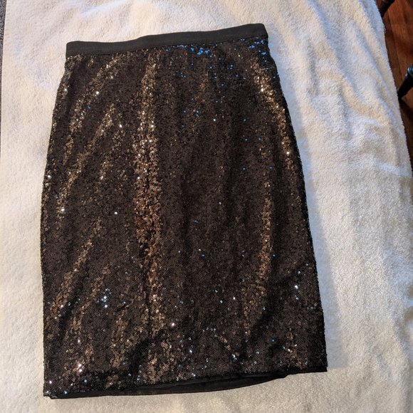 Imnyc full sequin skirt in Black - Picture 1 of 4